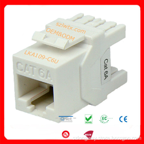 Cat5e UTP 90 Degree High Quality Keystone Jack